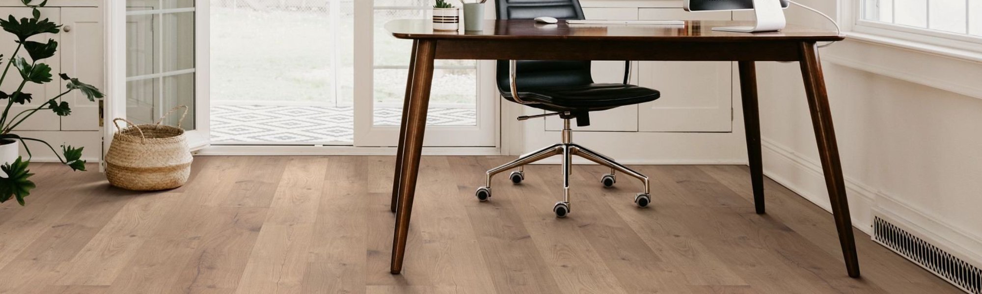 Wooden Table On A Hardwood Floor Installed By The Experts At Lake Anna Floor Covering